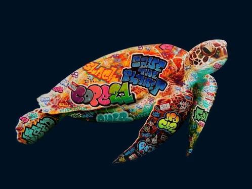 BLACH (1980) - Tortue, Antiek en Kunst, Kunst | Schilderijen | Modern