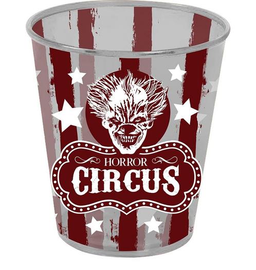 Halloween Beker Circus 10cm, Hobby en Vrije tijd, Feestartikelen, Nieuw, Verzenden