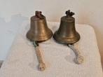 Scheepsbel (2) - Legering koper / brons - Twee kleine