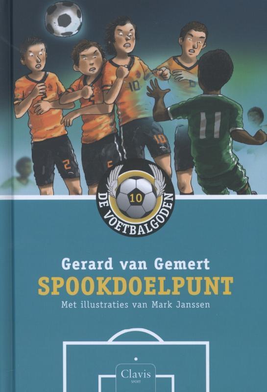 Spookdoelpunt / De Voetbalgoden / 10 9789044817324, Livres, Livres pour enfants | Jeunesse | Moins de 10 ans, Envoi