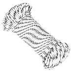 vidaXL Boottouw gevlochten 3 mm x 250 m polyester wit, Doe-het-zelf en Bouw, Verzenden, Nieuw