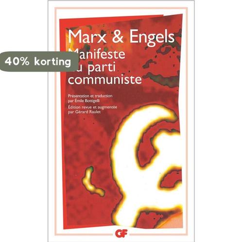 Le Manifeste du parti communiste 9782080710024 Karl Marx, Boeken, Taal | Frans, Gelezen, Verzenden