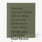 Reading Journal: Perfect Gift for Book Lovers and Bookworms, Verzenden, Zo goed als nieuw, Just Plan Books