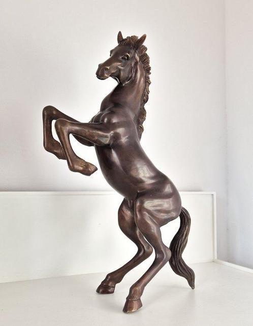 sculptuur, Caballo - 5,3 kg - 65 cm - Gepatineerd brons, Antiek en Kunst, Curiosa en Brocante