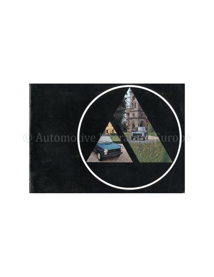 1975 AUTOBIANCHI A112 BROCHURE, Livres, Autos | Brochures & Magazines