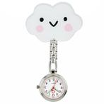 Fako - Verpleegstershorloge - Acryl - Wolk / Cloud, Verzenden, Nieuw