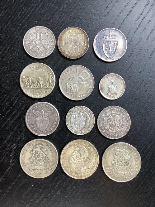 Wereld. Lot of 12 Munten 1907-1966 1907-1966  (Zonder, Postzegels en Munten, Munten | Europa | Niet-Euromunten