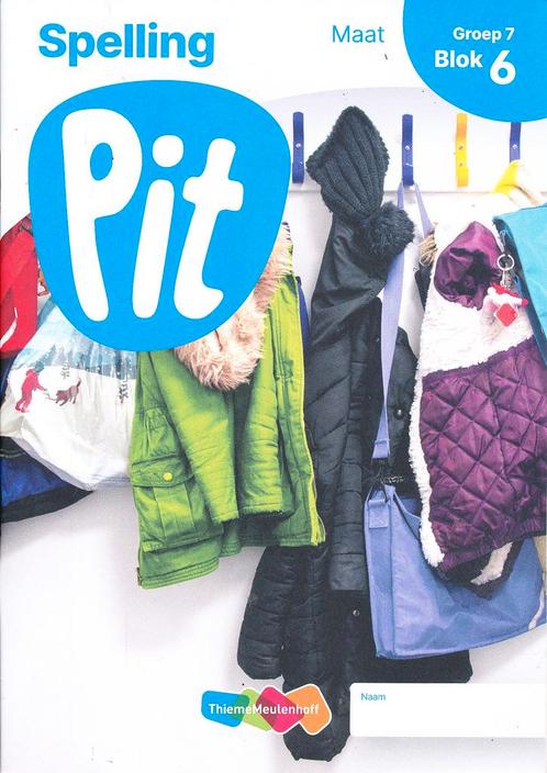 Pit Werkboek Spelling Maat blok 6 groep 7 (per stuk), Livres, Livres scolaires, Envoi