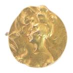 Broche - 18 carats Or jaune - Style Art nouveau, 1900