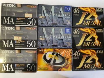 TDK, MAXELL, AXIA/FUJI/ - TDK MA Metal ; MAXELL UD Metal ; beschikbaar voor biedingen