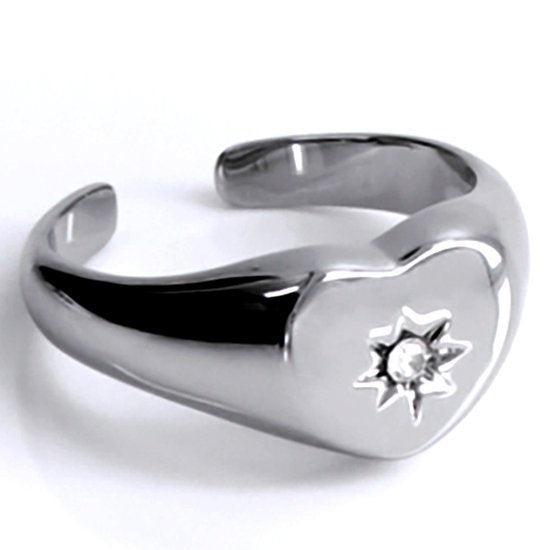 2dekans | Laura Ferini Verstelbare Dames Ring Lana Zilver -, Handtassen en Accessoires, Kettingen, Ophalen of Verzenden