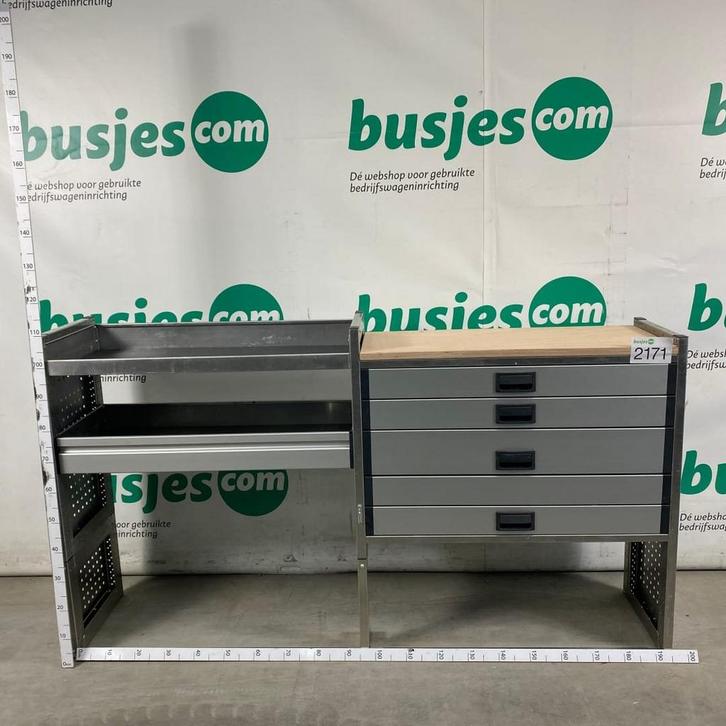 Aluca aluminium gebruikte bedrijfswagen inrichting (nr 2171), Auto-onderdelen, Overige Auto-onderdelen, Gebruikt, Verzenden