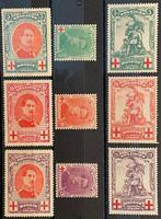 Belgique 1914/1915 - Série Croix-Rouge : Mérode et Albert, Timbres & Monnaies