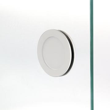 Schuifdeur komgreep zelfklevend (set van 2 stuks) - Wit beschikbaar voor biedingen