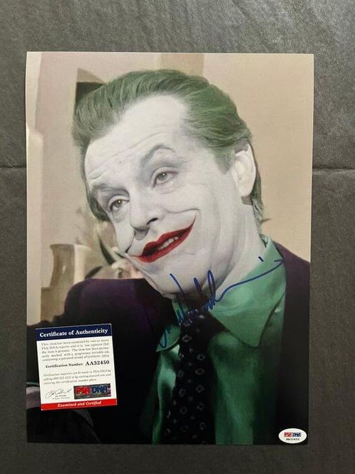 Batman, Jack Nicholson (Joker) - Signed in Person - with, Verzamelen, Film en Tv