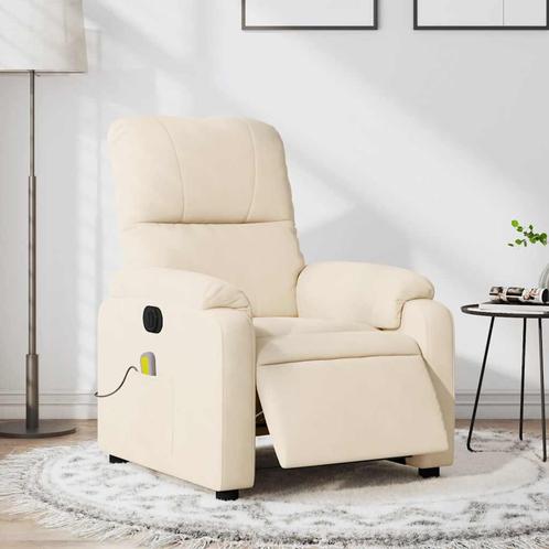 vidaXL Massagestoel elektrisch verstelbaar microvezelstof, Huis en Inrichting, Fauteuils, Nieuw, Verzenden