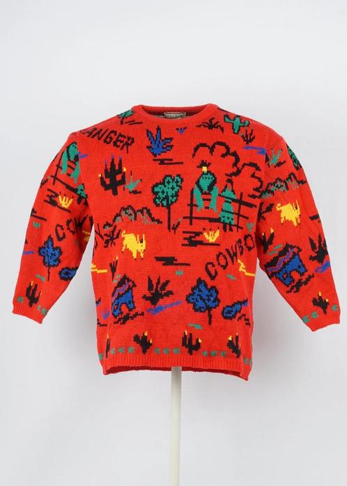 Vintage Civy Sweater in Red size L, Kleding | Dames, Truien en Vesten, Ophalen of Verzenden