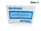 Instructie Boek Suzuki VS 700 + 750 Intruder 1985-1991, Motoren, Verzenden, Gebruikt
