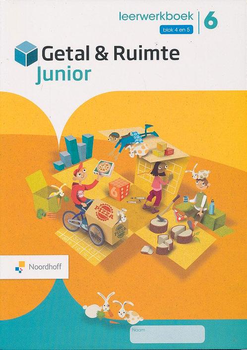 Getal en Ruimte Junior leerwerkboek blok 4 en 5 groep 6 (per, Livres, Livres scolaires, Envoi