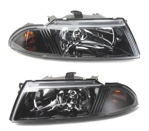 PHARES POUR MITSUBISHI CARISMA 99-05 FOND NOIR, Auto-onderdelen, Verlichting, Verzenden