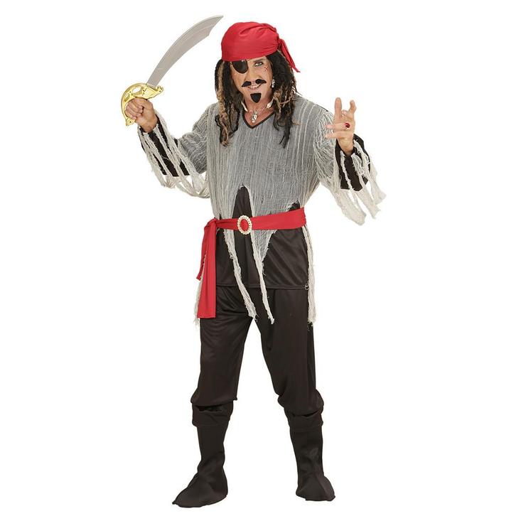 Piratenpak Heren 5 delig, Kleding | Heren, Carnavalskleding en Feestkleding, Nieuw, Verzenden