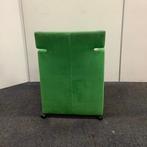 Artifort Key verrijdbare design stoel, groene stoffering, Gebruikt, Stof, Eén