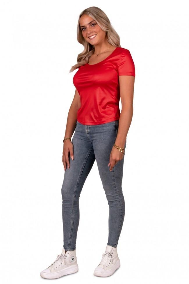 T-Shirt Dames Rood, Kleding | Dames, Carnavalskleding en Feestkleding, Nieuw, Verzenden