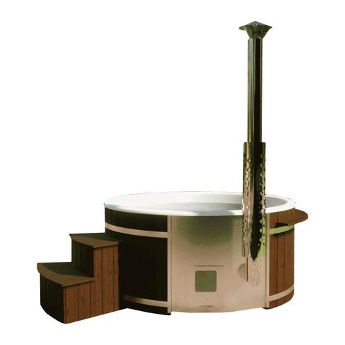 Thermowood houtgestookte hottub voor 4-6 personen, Jardin & Terrasse, Piscines, Envoi