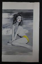 Janusz Haka (1951) - Bagnanti Giallo con Glitter Dittico (B)