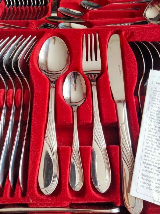 Esmeyer - Bestekset voor 12 personen (12) - Staal, Antiquités & Art, Antiquités | Meubles | Tables