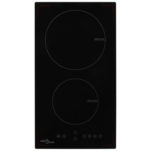 vidaXL Inductiekookplaat met 2 kookzones aanraakbediening, Elektronische apparatuur, Overige elektronische apparatuur, Nieuw, Verzenden