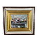 Biagio Mercadante (1892-1971) - Porto con barche, Antiek en Kunst, Kunst | Schilderijen | Klassiek