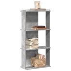 vidaXL Boekenkast 3-laags 60x30x120 cm bewerkt hout, Huis en Inrichting, Kasten | Boekenkasten, Verzenden, Nieuw