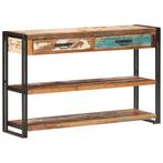vidaXL Dressoir 120x30x75 cm massief gerecycled hout, Huis en Inrichting, Verzenden, Nieuw