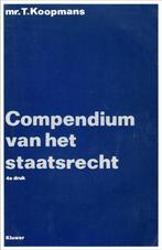 Compendium van het staatsrecht 9789026814044 Koopmans, Boeken, Verzenden, Gelezen, Koopmans