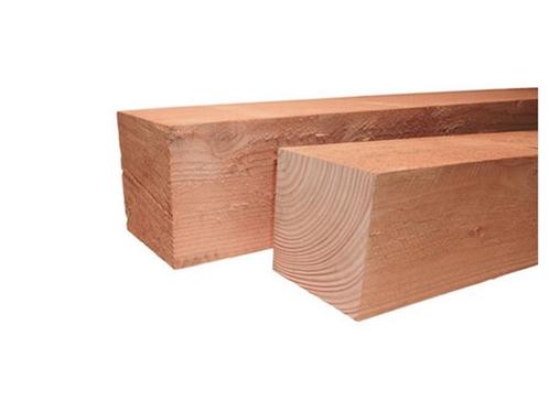 Douglas houten paal ±150x150mm fijnbezaagd onbehandeld, Doe-het-zelf en Bouw, Hout en Planken, Ophalen of Verzenden