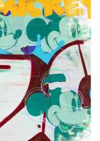 Lons (1986) - Tuff Mickey (Hand-finished Print - Blue+Orange