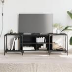 vidaXL Tv-meubel 153x37x50 cm bewerkt hout zwart, Verzenden