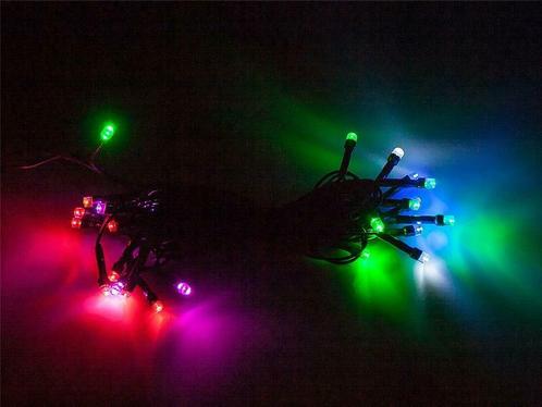 Feest -kerstverlichting RGB - 2,8 meter 25 LEDs - 7610, Doe-het-zelf en Bouw, Elektriciteit en Kabels, Kabel of Snoer, Verzenden
