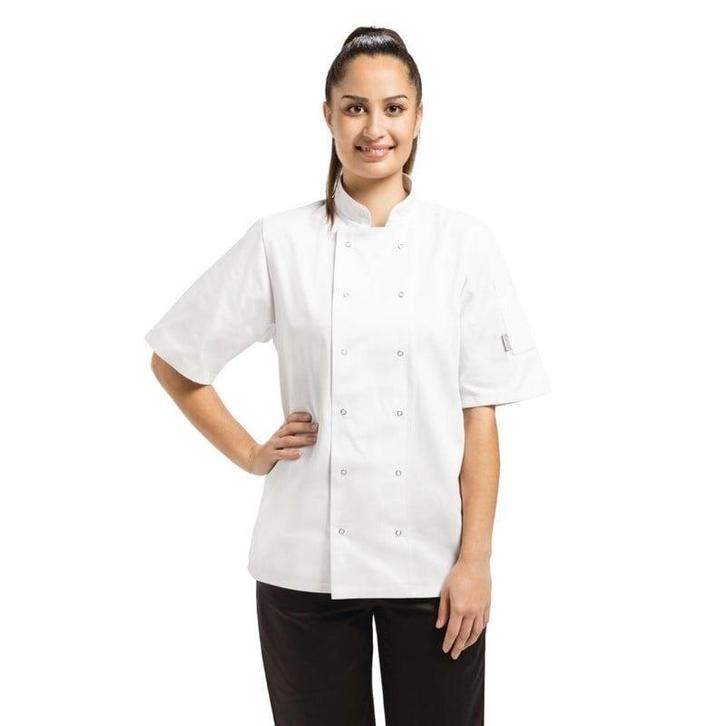 Whites Vegas koksbuis korte mouw wit | Polyester/katoen, Zakelijke goederen, Horeca | Keukenapparatuur, Nieuw in verpakking, Verzenden