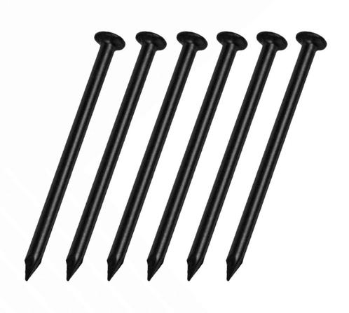 Set van 260 stalen nagels (2.0x40 mm, zwart), Doe-het-zelf en Bouw, Gereedschap | Overige machines, Nieuw, Verzenden