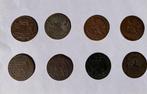 Nederland, Provinciale munten Duit 1739/1792, 8 stuks