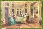 French school (XIX-XX) - Parlour Games - A Game Of Chess