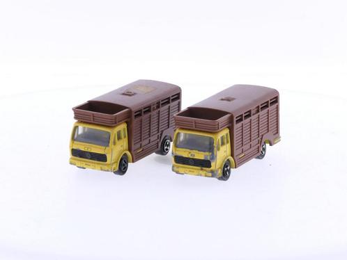 Schaal 1:100 2x Majorette Mercedes Benz 254 Dallas Ewing..., Hobby en Vrije tijd, Modelauto's | Overige schalen, Gebruikt, Ophalen of Verzenden