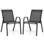 2dekans | Coast Set van 2 Stapelbare Terrasstoelen met, Ophalen of Verzenden, Nieuw