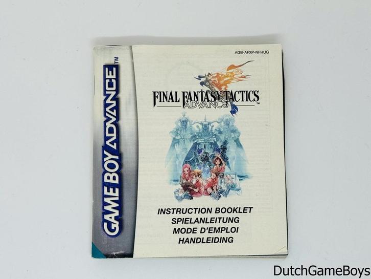 Gameboy Advance / GBA - Final Fantasy Tactics - NFHUG - Manu, Consoles de jeu & Jeux vidéo, Jeux | Autre, Envoi