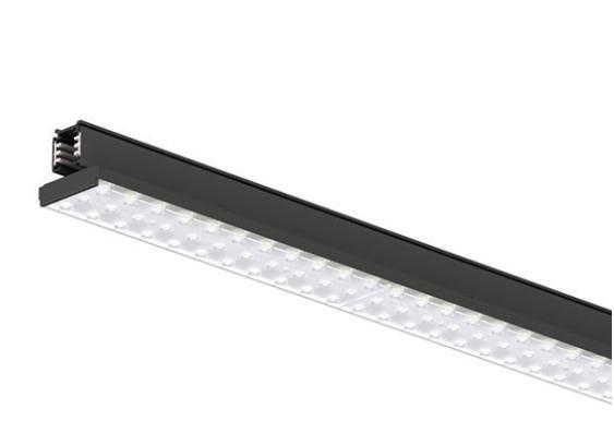 Luxar 3-Fase Rail armatuur zwart 150cm 60W 3000K, Huis en Inrichting, Lampen | Plafondlampen, Nieuw, Verzenden