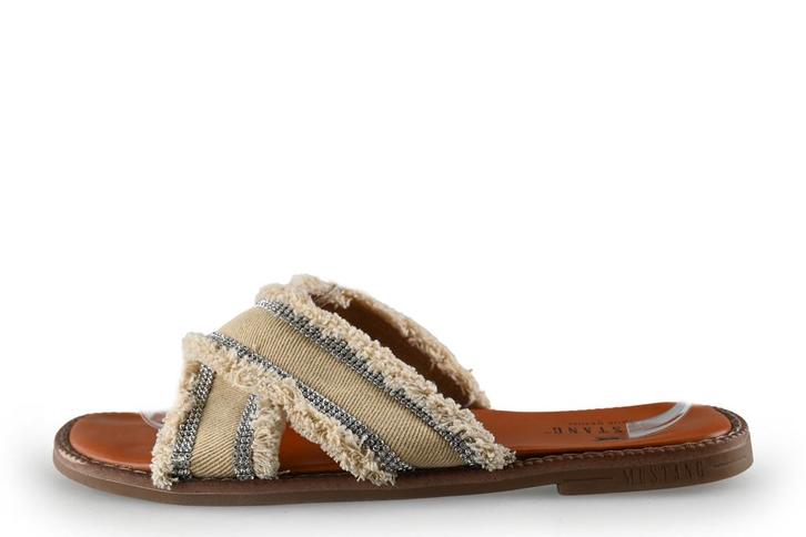 Mustang sandalen in maat 39 Beige | 15% korting, Kleding | Dames, Schoenen, Beige, Zo goed als nieuw, Sandalen of Muiltjes, Verzenden