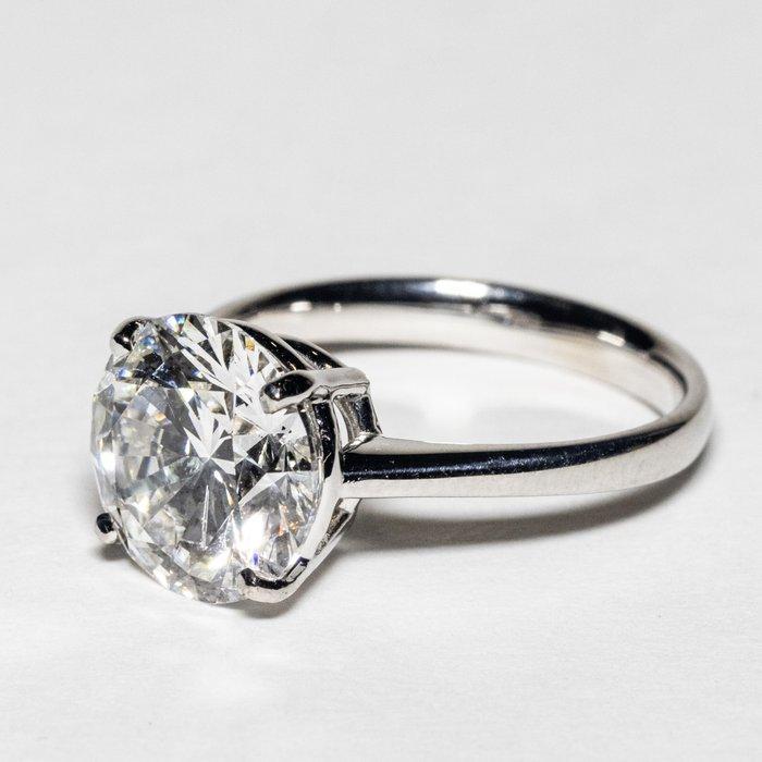 Zonder Minimumprijs - Verlovingsring - 18 karaat Witgoud -, Handtassen en Accessoires, Antieke sieraden