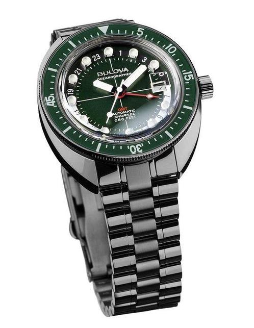 Bulova - Oceanographer Automatic GMT - Heren - 2020+, Handtassen en Accessoires, Horloges | Heren